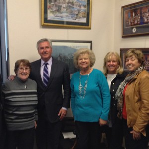 Sheila with Rep Ayers and others